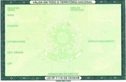 Verso do Documento